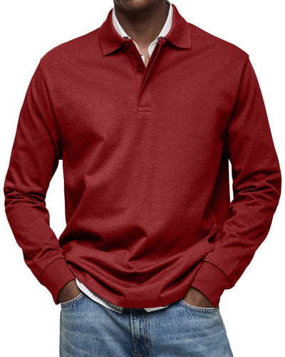 Mikael | Ylellinen pitkähihaisen polo-paita