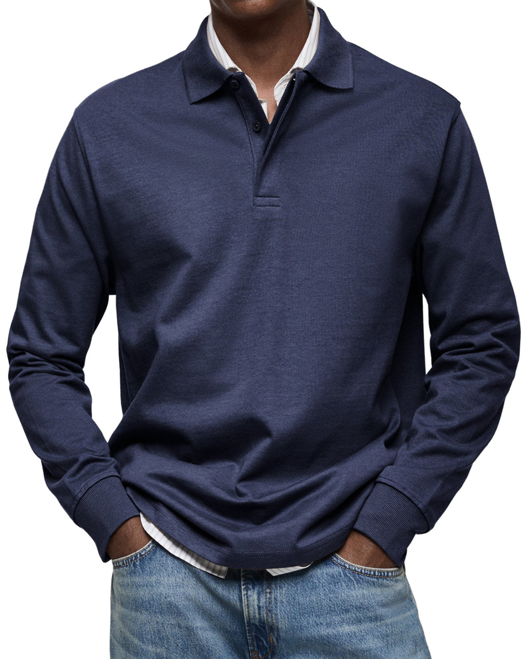 Mikael | Ylellinen pitkähihaisen polo-paita