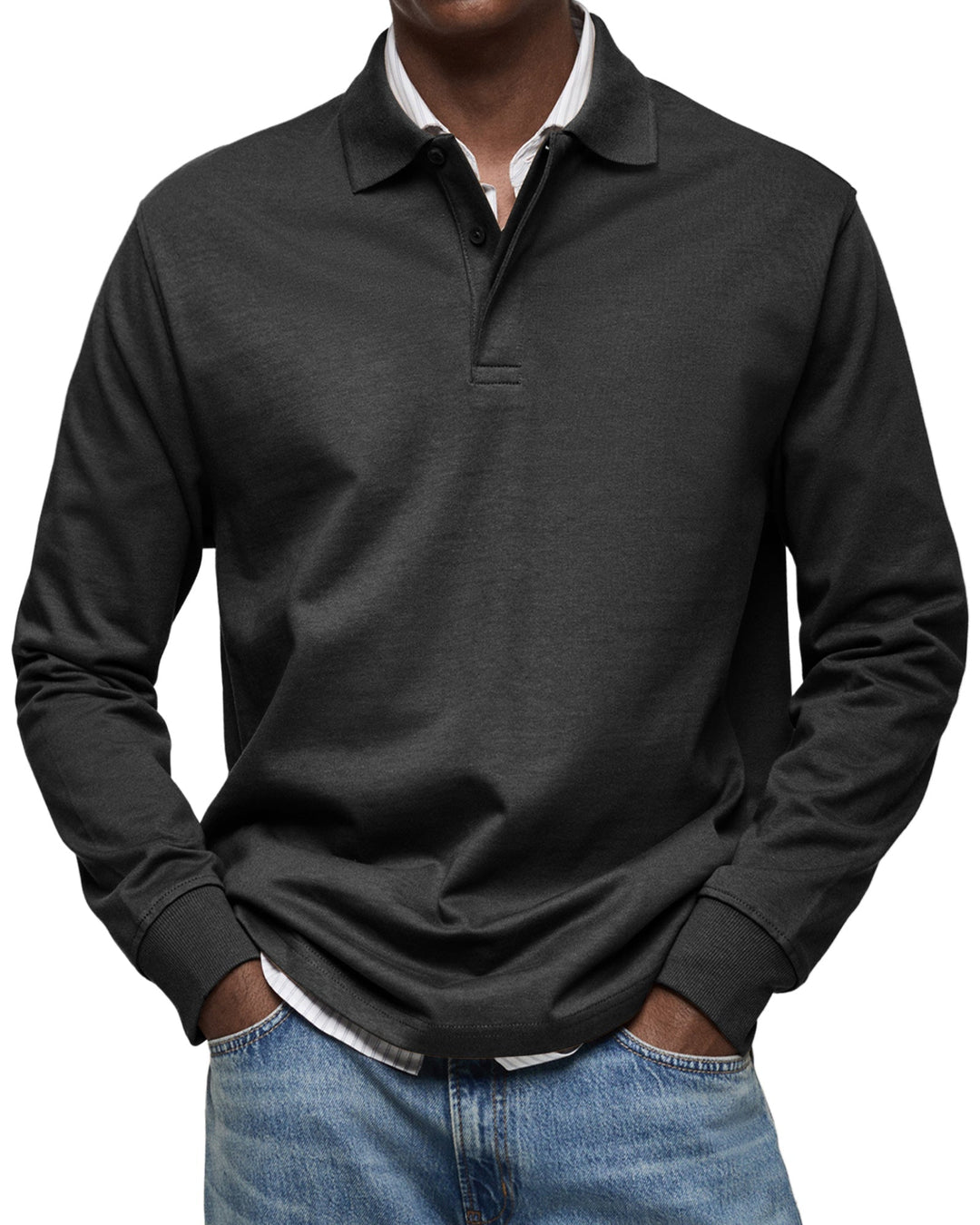 Mikael | Ylellinen pitkähihaisen polo-paita